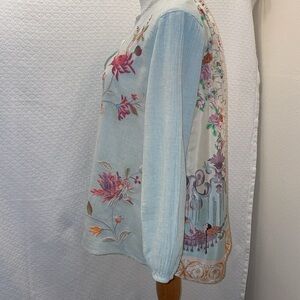 Johnny Was Vivian Scarf Blouse